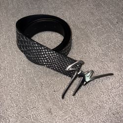 Giuseppe Zanotti black leather belt