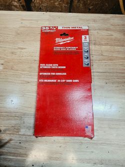 Milwaukee 35-3/8" Band Saw Blades – 18 TPI – 3 Pack