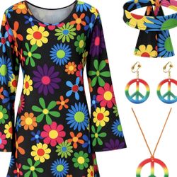 Adult Costume Disco 80S L-XL