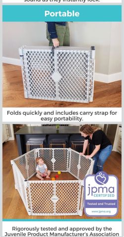 Baby Playard  Portable, For Babies and Toddlers, Freestanding, Expandable , Indoor or Outdoor