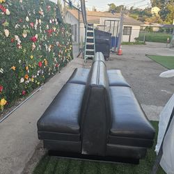 Restaurant double sided booth