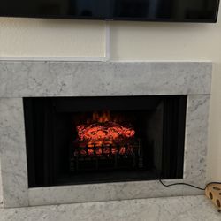 Electric Heater, Fireplace Insert Realistic Fake Fire