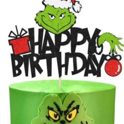 The Grinch Cake Topper