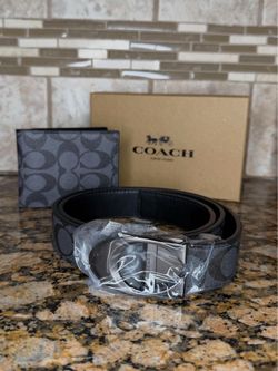 Coach Belt and Wallet