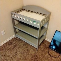 Changing Table And Crib 