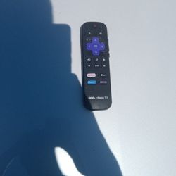 Onn Roku TV Remote With A 75 Inch Ultra HD TV