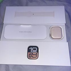 2025 series 10 Apple Watch rose Gold Case 49mm