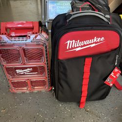 Milwaukee Bag pack And Pack out 