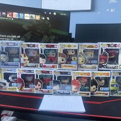 Funko pops LIMITED EDITION, SPECIAL STICKERS 