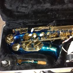 Alto Saxophone Blue 