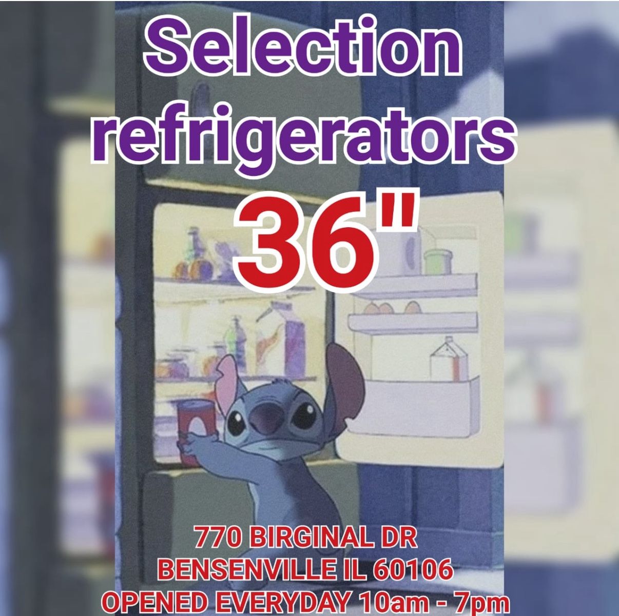 Selection New 36" French door & Side-by-Side refrigerator Samsung LG Frigidaire Ge Profile Monogram