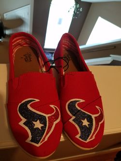 Custom made Texans shoes