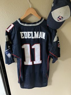 Patriots Edelman #11 Nike Jersey Size 44 & 39THIRTY Fitted Hat