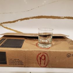 NEW Lot of 19 Libbey 9033 7 oz Rocks Glass Modernist Reserve by Libbey Glasses Clear Restaurant Bar