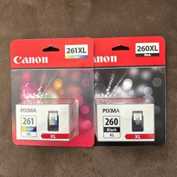 Canon Ink 260xl & 261xl New Sealed 