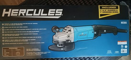 11 amp paddle switch small angle grinder 11 amp motor Hercules