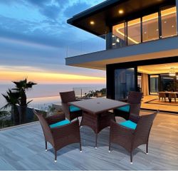 Outdoor Patio Dining Set, 5 pieces 
