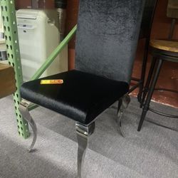 Black/Silver Chair