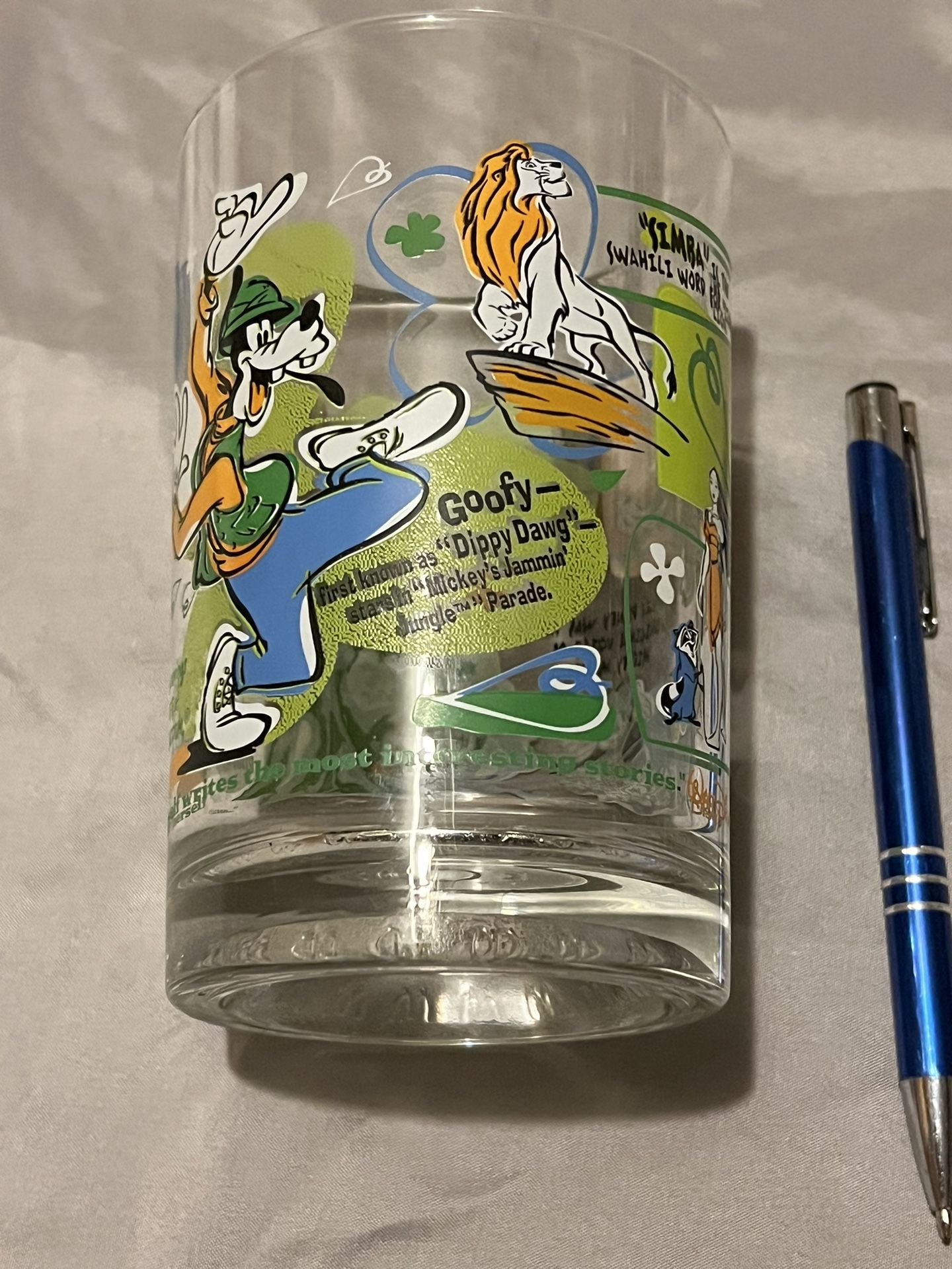 Disney McDonald’s Collectors Glass !