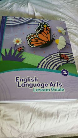 K12 English Language Arts Lesson Guide 1 Hardcover 2022