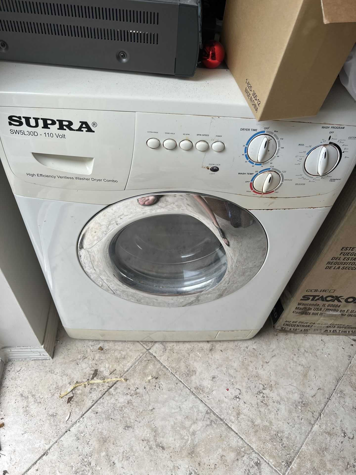 SUPRA SW5L30D Front Load All-in-One Washer / Dryer 110v