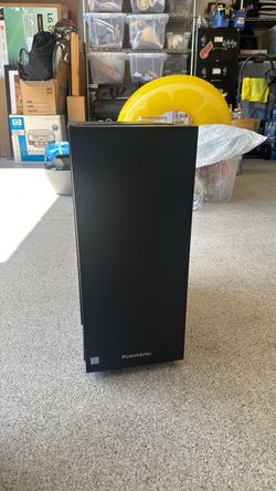 Powerspec Mid-Tower Gaming Chassis, 3X M25-120 Black Fans Included, Closed Panels, USB-C 3.2 Gen2, Silent Case, Black