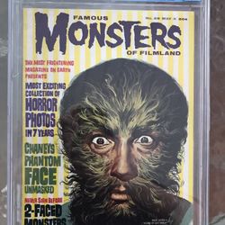 Famous Monsters Of Filmland #28 (1964) CGC 6.5 — Island Of Lost Souls Filmbook