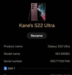 Brand new phone samsung galaxy s twenty two ultra