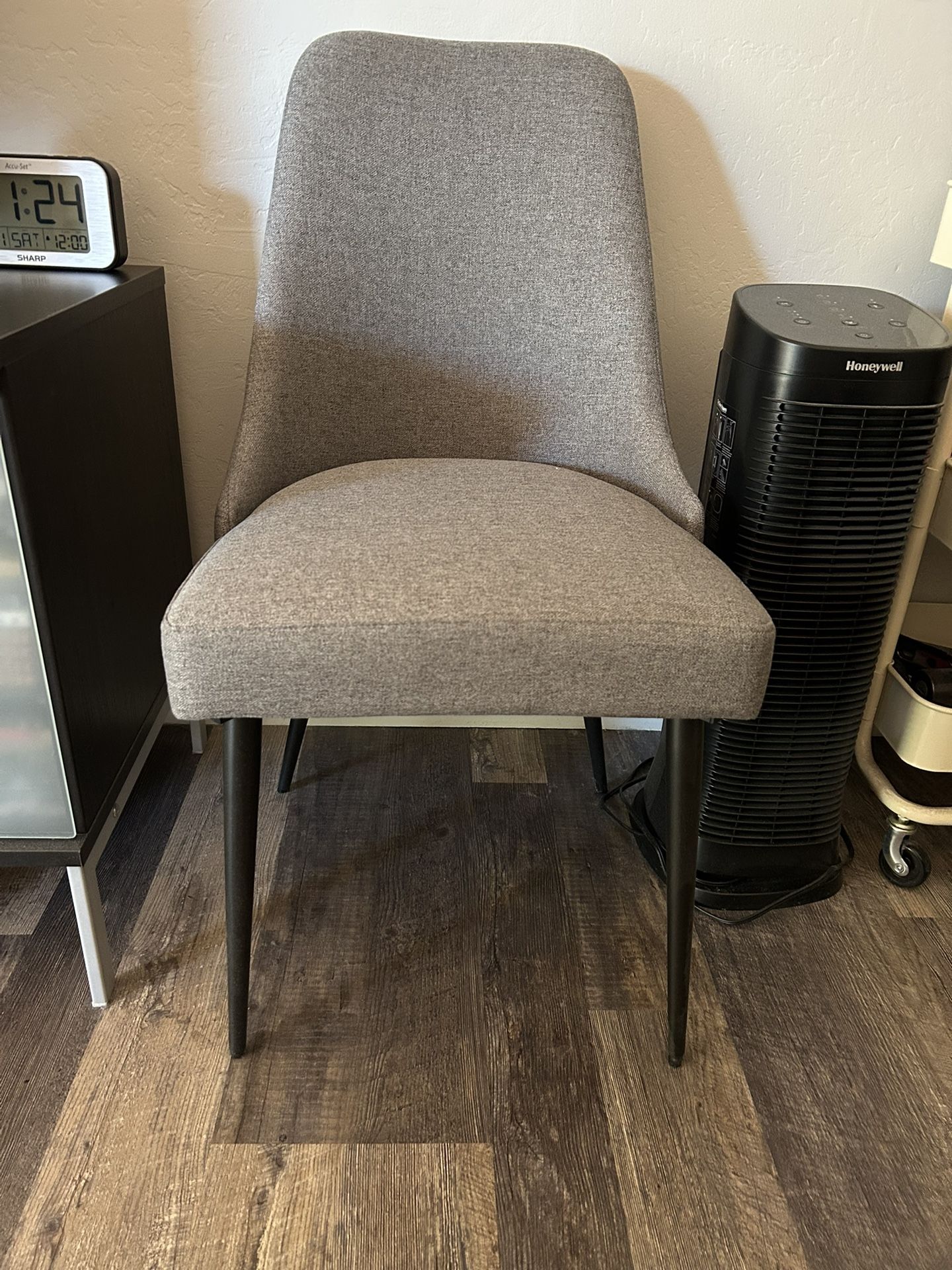 2 Grey Dining Chairs