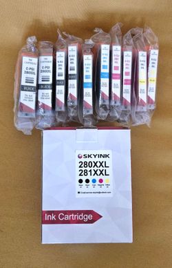 10-pack Canon PIXMA 280 XXL & 281 XXL Ink Tank / Cartridge Set