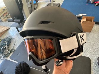 Kids Ski Snowboard Helmet with Goggles
