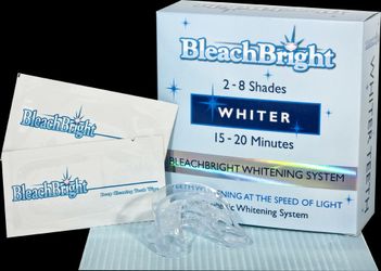 Bleach bright teeth whitening