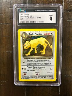 Legendary Collection CGC 9 Dark Persian 6/110 Holo Rare ENG 2002