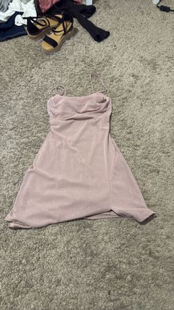 Pink sparkly dress