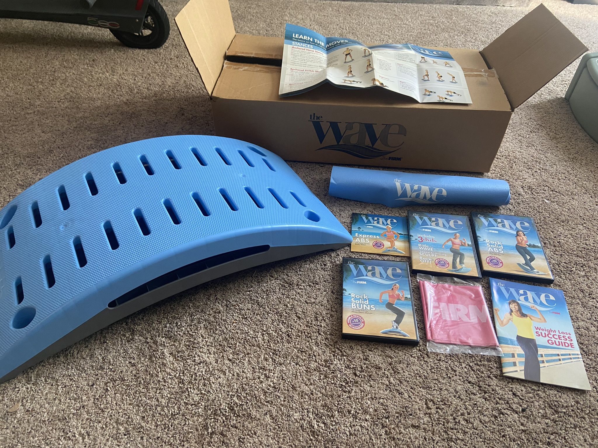 New The Wave by The Firm Deluxe Exercise Kit With Dvds