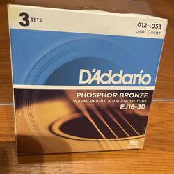 D’Addario guitar strings