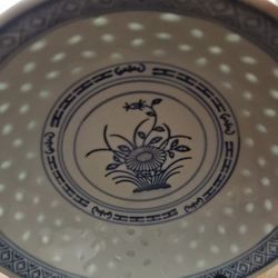 Chinese Vintage Rice Pattern Dish Collection 