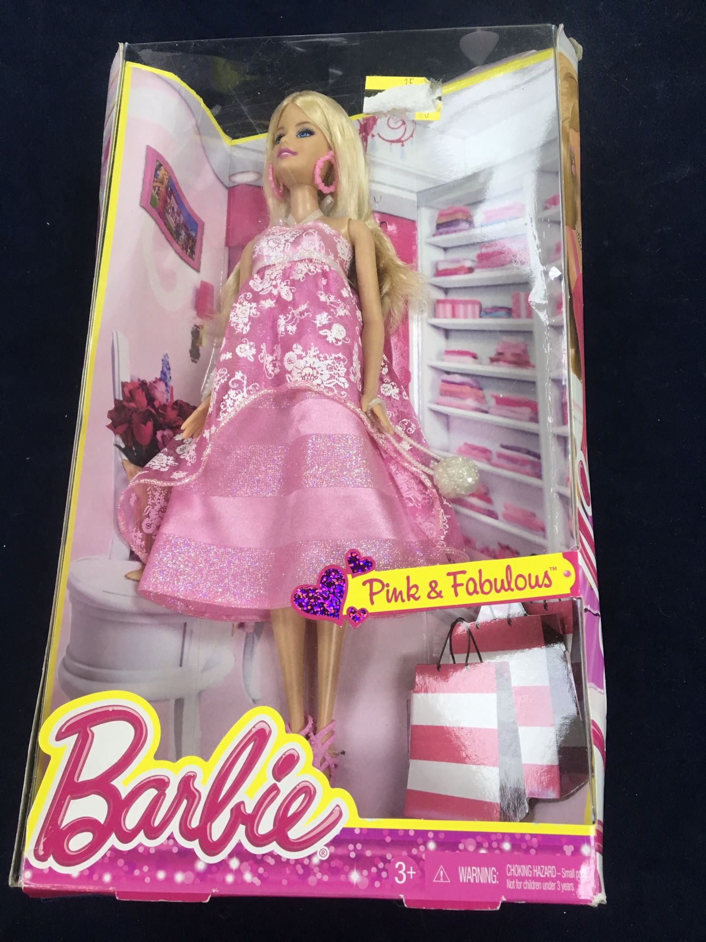 Mattel Barbie “Pink & Fabulous” - New Condition - Box is damaged