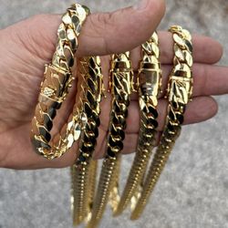 12mm heavy and smooth Miami Cuban links necklace Set💥💥💥