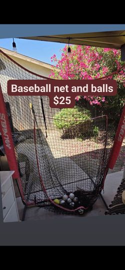 Baseball ⚾️ net and balls