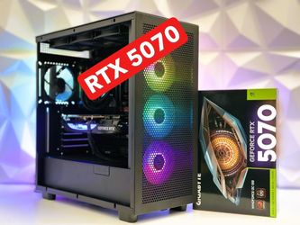 🦊 FOX 27 🦊 FINANCE AVAILABLE 🦊 FOX GAMING PC |DESKTOP| COMPUTER | AMD RYZEN 7-7800X3D | 32 GB DDR5 RAM | NVIDIA RTX 5070 | 1 TB SSD | WIN 11.