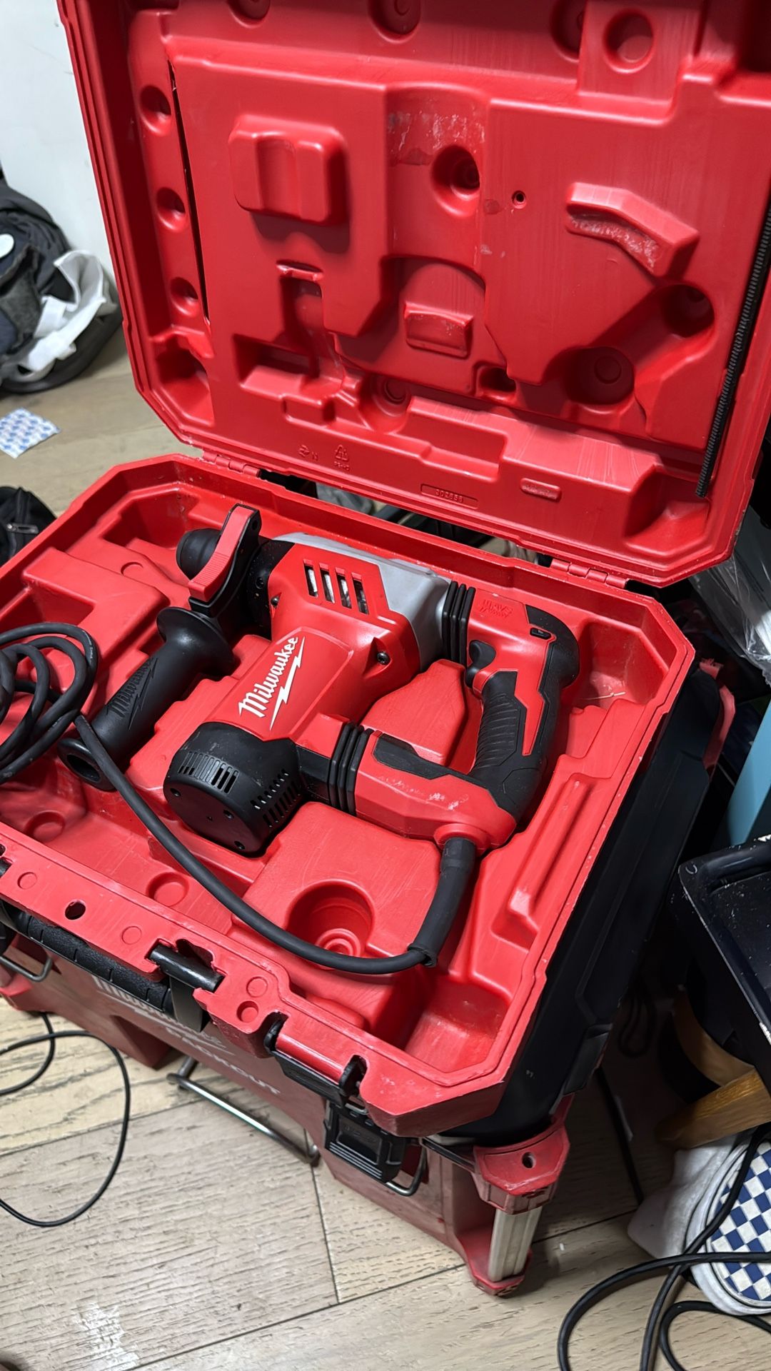 the Milwaukee 5268-21 1-1/8" SDS Plus Rotary Hammer 
