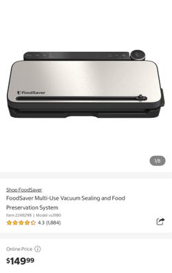 Food Saver vs3180 Vacuum Sealer and lots of extra bags - NIB