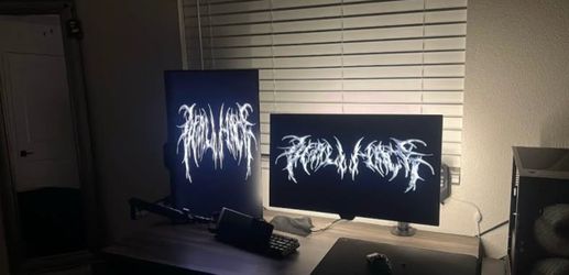 2 asus monitors