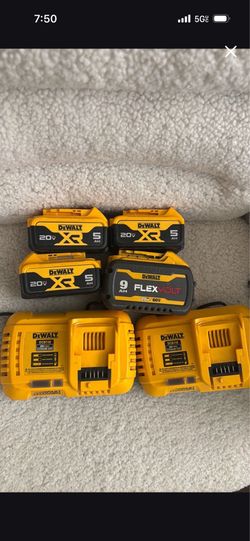 Dewalt Batterys and chargers