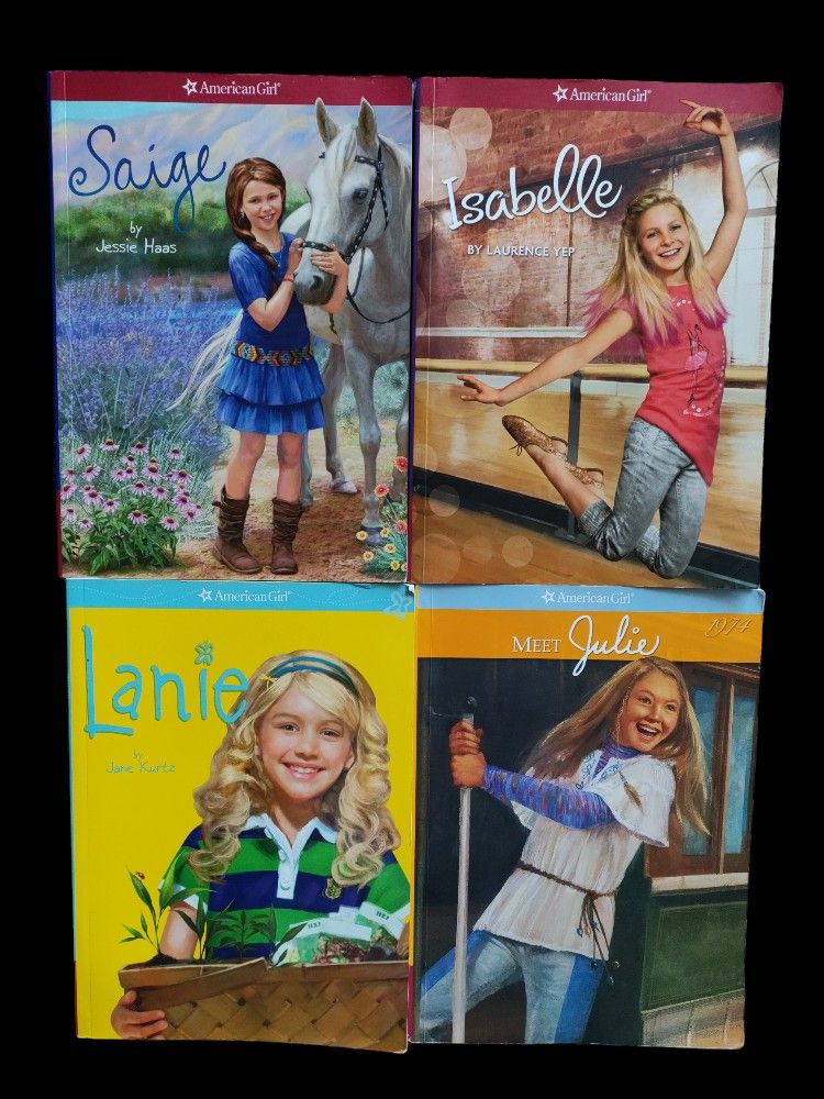 (4) American Girl Softcover Books