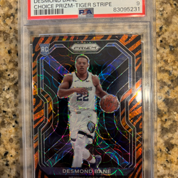 Desmond bane rookie Prizm tiger psa 9