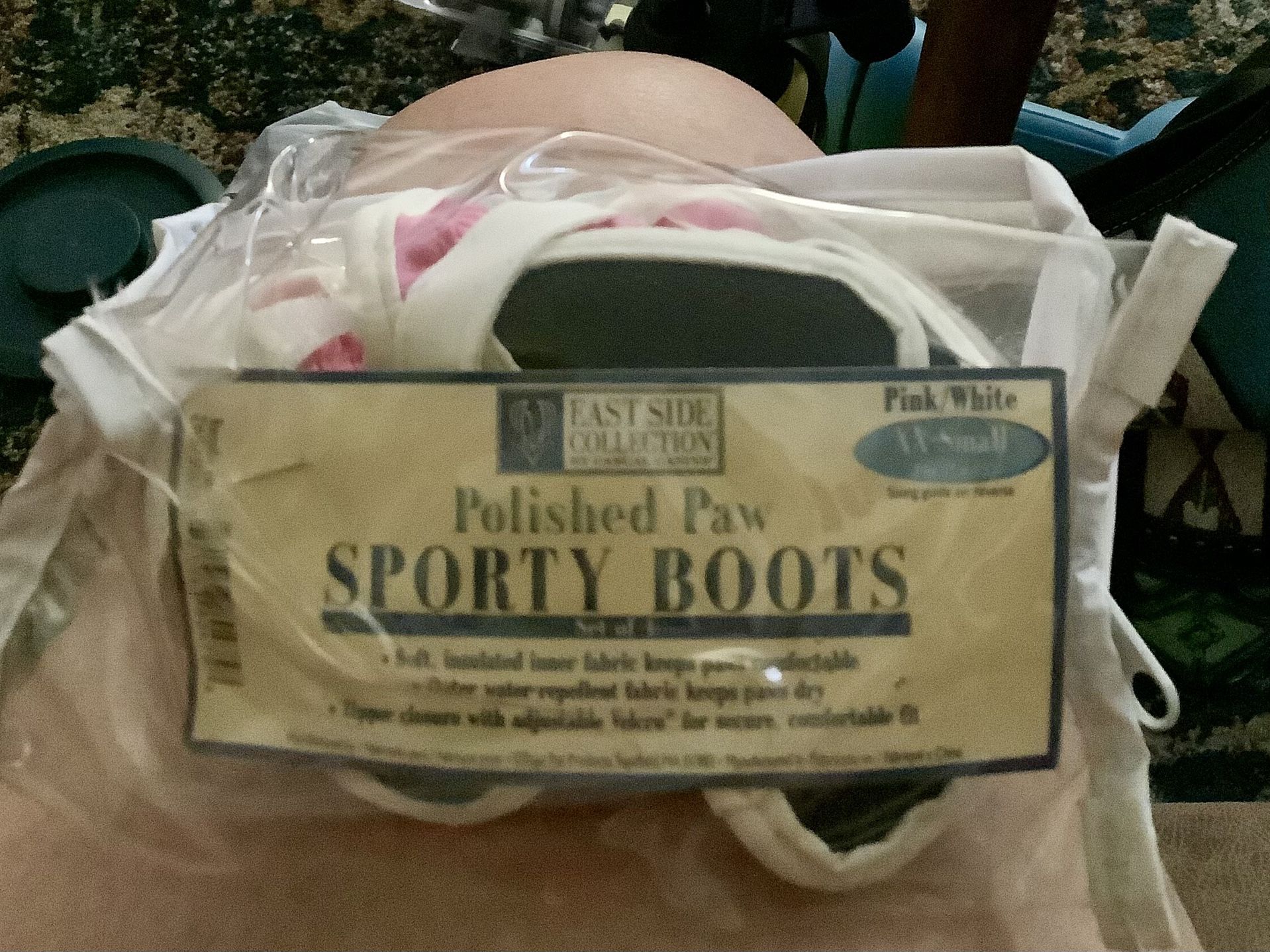 Sporty Boots For Your Puppy Extra Small For Tiny Dog Pink New