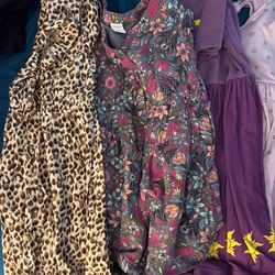 Eight Size 5 Little Girls’ Spring/Summer Dresses in Excellent Used Condition