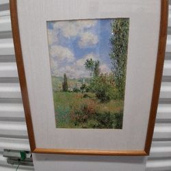 1 OF 3 BEAUTIFUL PRINTS, PAINTED BY A FAMOUS PAINTER AND FRAMED AND MATTED BY LOCAL ARTIST IN NAPLES, GREAT SET